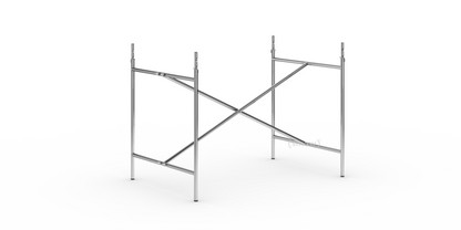 Eiermann 2 Table Frame  Chrome|Vertical,  centred|100 x 66 cm|With extension (height 72-85 cm)