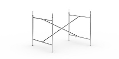 Eiermann 2 Table Frame  Chrome|Vertical,  centred|100 x 78 cm|With extension (height 72-85 cm)