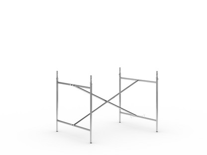 Eiermann 2 Table Frame  Chrome|Vertical,  centred|100 x 78 cm|With extension (height 72-85 cm)