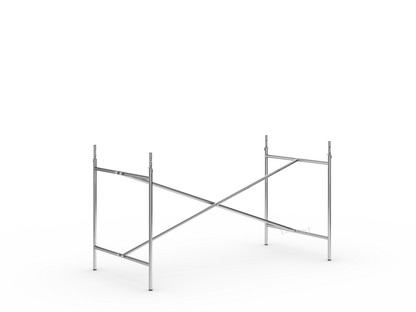 Eiermann 2 Table Frame  Chrome|Vertical,  centred|135 x 66 cm|With extension (height 72-85 cm)