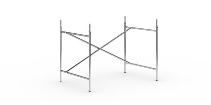 Eiermann 2 Table Frame  Chrome|Vertical,  offset|100 x 66 cm|With extension (height 72-85 cm)