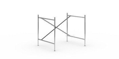 Eiermann 2 Table Frame  Chrome|Vertical,  offset|80 x 66 cm|Without extension (height 66 cm)