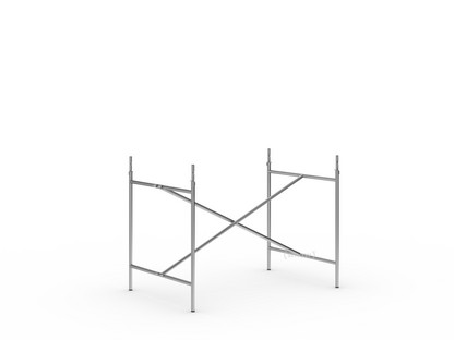 Eiermann 2 Table Frame  Stainless steel|Vertical,  centred|100 x 66 cm|With extension (height 72-85 cm)