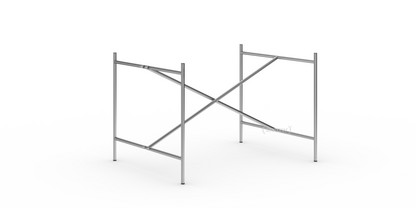 Eiermann 2 Table Frame  Stainless steel|Vertical,  centred|100 x 78 cm|Without extension (height 66 cm)