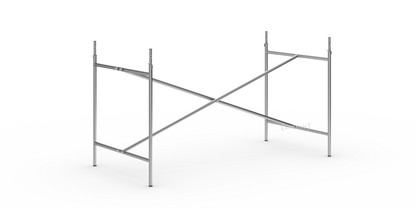 Eiermann 2 Table Frame  Stainless steel|Vertical,  centred|135 x 66 cm|With extension (height 72-85 cm)