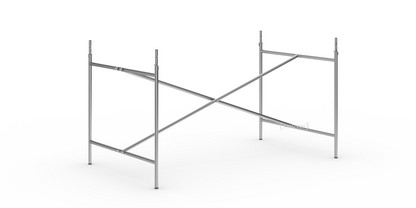 Eiermann 2 Table Frame  Stainless steel|Vertical,  centred|135 x 78 cm|With extension (height 72-85 cm)