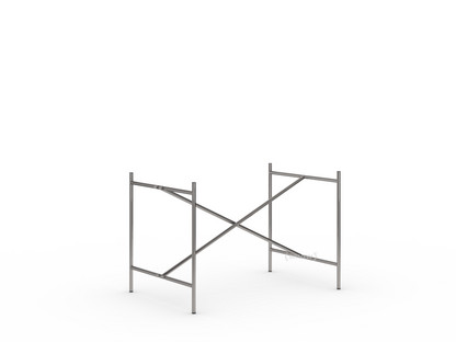 Eiermann 2 Table Frame  Clear lacquered steel|Vertical,  centred|100 x 66 cm|Without extension (height 66 cm)