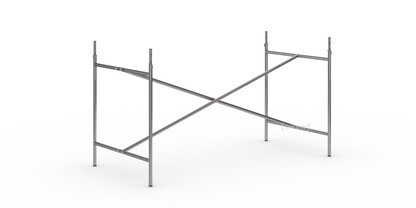 Eiermann 2 Table Frame  Clear lacquered steel|Vertical,  centred|135 x 66 cm|With extension (height 72-85 cm)