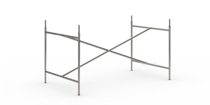 Eiermann 2 Table Frame  Clear lacquered steel|Vertical,  centred|135 x 78 cm|With extension (height 72-85 cm)