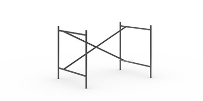 Eiermann 2 Table Frame  Black|Vertical,  offset|100 x 66 cm|Without extension (height 66 cm)