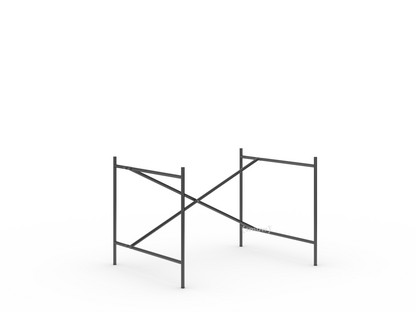 Eiermann 2 Table Frame  Black|Vertical,  offset|100 x 78 cm|Without extension (height 66 cm)