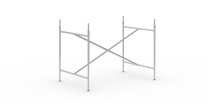 Eiermann 2 Table Frame  Silver|Vertical,  centred|100 x 66 cm|With extension (height 72-85 cm)