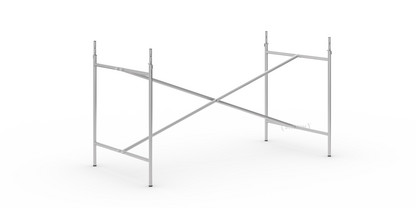 Eiermann 2 Table Frame  Silver|Vertical,  centred|135 x 66 cm|With extension (height 72-85 cm)
