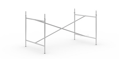 Eiermann 2 Table Frame  Silver|Vertical,  centred|135 x 78 cm|With extension (height 72-85 cm)