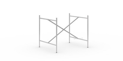 Eiermann 2 Table Frame  Silver|Vertical,  centred|80 x 66 cm|Without extension (height 66 cm)