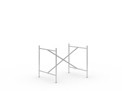 Eiermann 2 Table Frame  Silver|Vertical,  centred|80 x 66 cm|Without extension (height 66 cm)