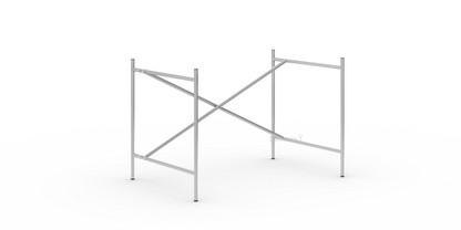 Eiermann 2 Table Frame  Silver|Vertical,  offset|100 x 66 cm|Without extension (height 66 cm)