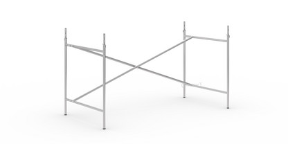 Eiermann 2 Table Frame  Silver|Vertical,  offset|135 x 66 cm|With extension (height 72-85 cm)