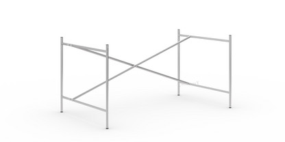 Eiermann 2 Table Frame  Silver|Vertical,  offset|135 x 78 cm|Without extension (height 66 cm)
