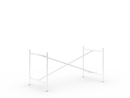 Eiermann 2 Table Frame  White|Vertical,  centred|135 x 66 cm|Without extension (height 66 cm)