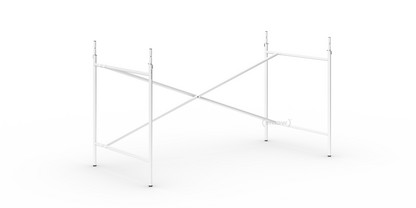Eiermann 2 Table Frame  White|Vertical,  offset|135 x 66 cm|With extension (height 72-85 cm)