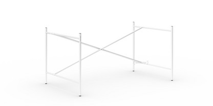 Eiermann 2 Table Frame  White|Vertical,  offset|135 x 78 cm|Without extension (height 66 cm)