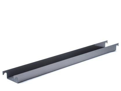 Cable Trough for Eiermann Table Frames For table frame 110 cm (Eiermann 1)|Clear lacquered steel