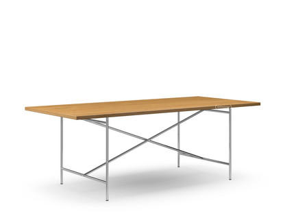 Eiermann 2 Dining Table Oak natural|200 x 90 cm|Chrome