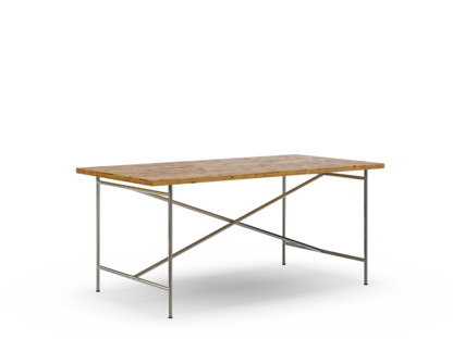 Eiermann 2 Dining Table 5-layer fir/spruce, weather-resistant, glued, oiled|160 x 83 cm|Stainless steel