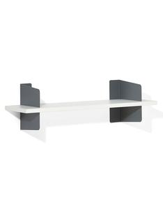 Wall Shelf Atelier MDF melamine white|Basalt grey|Version 1|100 cm