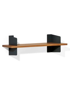 Wall Shelf Atelier Solid oak|Black|Version 1|100 cm