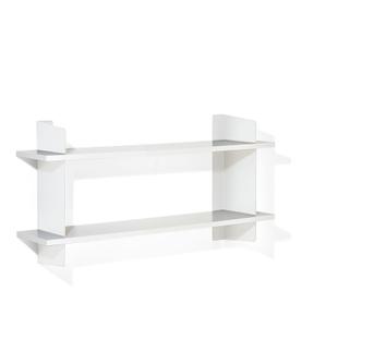 Wall Shelf Atelier MDF melamine white|White|Version 2|140 cm