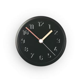 Wall Clock Alu Alu Black