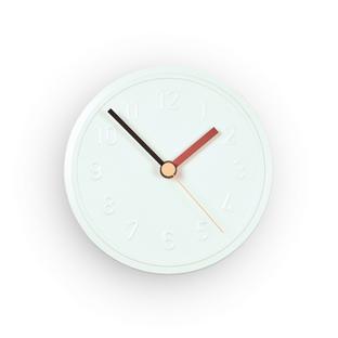 Wall Clock Alu Alu White