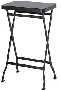 Flip side table Jet black (RAL 9005)