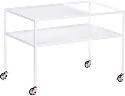 Herbert Hirche Bar Trolley Pure white (RAL 9010)