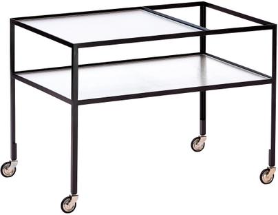 Herbert Hirche Bar Trolley Jet black (RAL 9005)