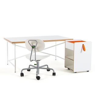 School Start Set: Children's Desk Eiermann + Chair + Container 