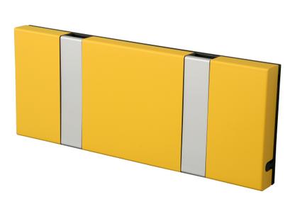 Knax 2 hooks|Aluminium|MDF yellow lacquered