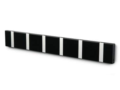 Knax 6 hooks|Aluminium|MDF black lacquered