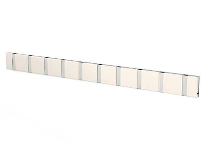 Knax 10 hooks|Aluminium|MDF white lacquered