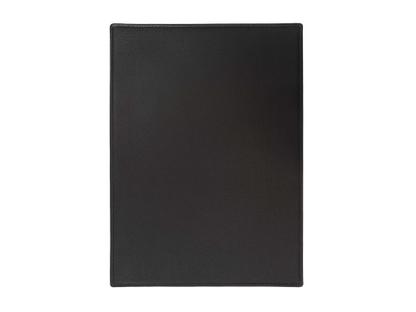 Leather Overlay for USM Haller On top|39,5 x 50 cm (Mobile pedestral)|Graphite black
