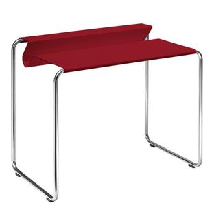 PS07 Secretary Ruby red (RAL 3003)|Without desk pad|chromed