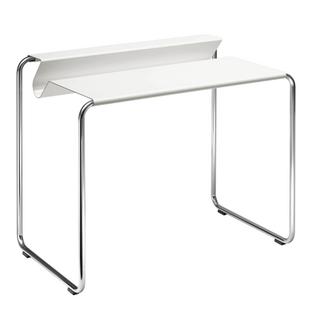 PS07 Secretary Pure white (RAL 9010)|Without desk pad|chromed