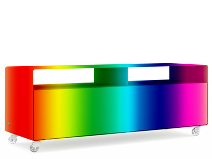 TV Lowboard R 109N Self-coloured|RAL Classic Colour|Transparent castors