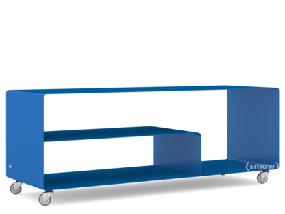 Sideboard R 111N Self-coloured|Gentian (RAL 5010)|Industrial castors