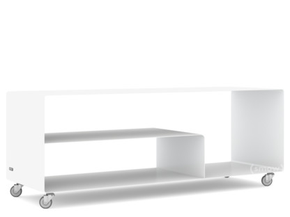 Sideboard R 111N Self-coloured|Signal white (RAL 9003)|Industrial castors