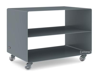 Trolley R 103N Self-coloured|Basalt grey (RAL 7012)|Transparent castors