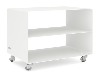 Trolley R 103N Self-coloured|Pure white (RAL 9010)|Transparent castors