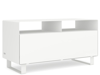 TV Lowboard R 108N Pure white (RAL 9010)|Sledge base lacquered in same colour as unit exterior